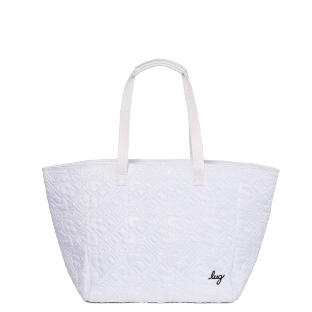 NWT Lug Love Avion Tote - Pearl White